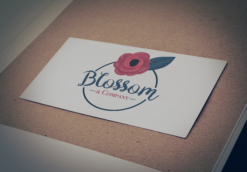 blossom and company business card